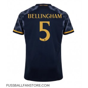 Real Madrid Jude Bellingham #5 Replik Auswärtstrikot 2023-24 Kurzarm